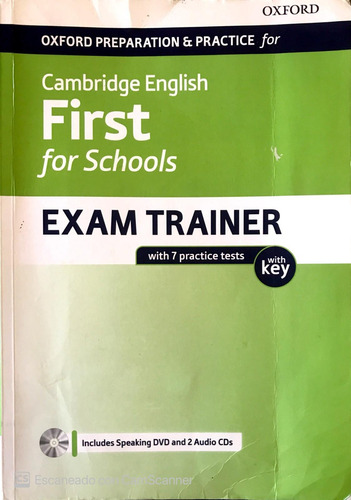 Oxford English Cambridge First For School-exam Trainer Key E