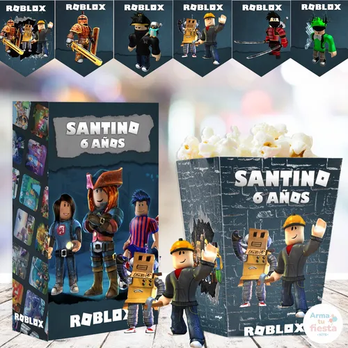 Kit Imprimible Gamer Roblox Textos Editables