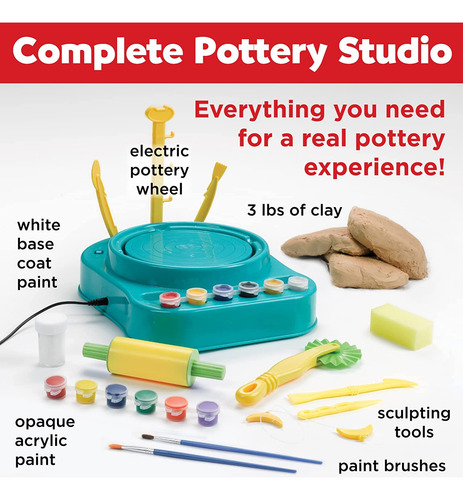 Faber-castell Pottery Studio - Kit De Torno De Ceramica P...