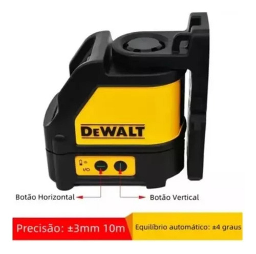 Para Dewalt Laser, Nível 2, Linhas Cruzadas, Laser De Linha