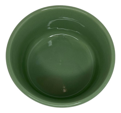Kit 4 Ramekim Verde Médio 180ml Porcelana Porção Servir