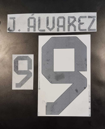 Numeración Oficial J.álvarez Argentina Wc22 - Deko Graphics