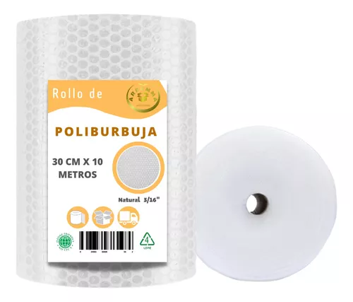 Plástico burbuja de 10mm rollo de 1,5x70 metros - Exhibir Equipos