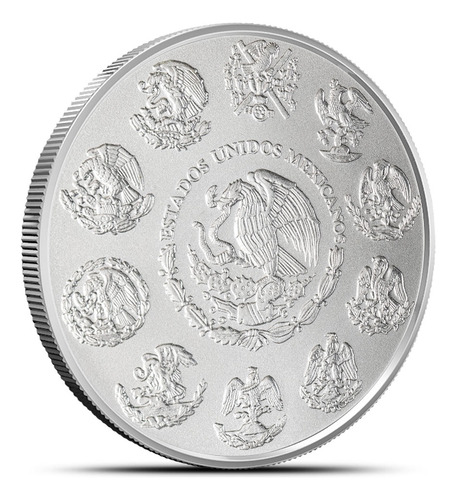 Moneda Mexico Libertad 1 Onza Troy Plata Pura 999 Silver