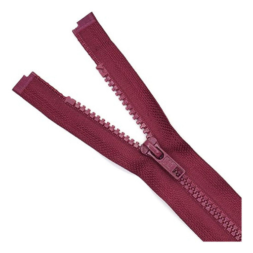 Zíper Tratorado - 80 Cm Cor 527 Marsala