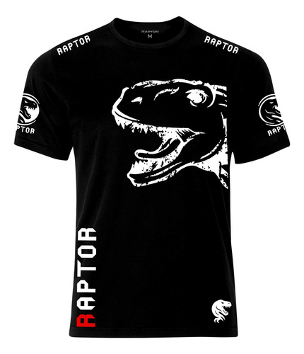 Remera New Raptor Velociraptor Blanco Mma Gym 100% Algodón