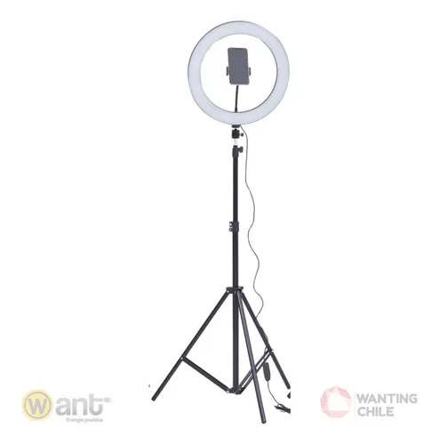 Aro Luz Led 36cm Dimeable Tripode Ajustable 2 Mts Tik Tok