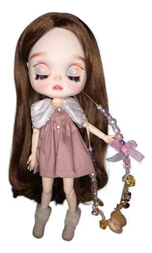 Muñeca Blythe Round Face Bunny Articulada 30cm Nueva (Usado)