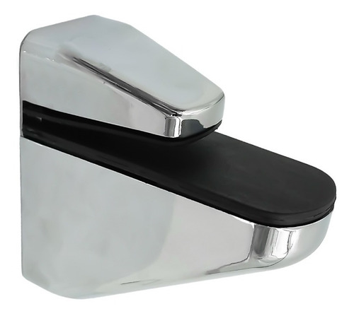Soporte Para Repisa De Vidrio 85 Mm Cromado Marca Bari