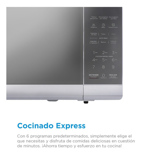Horno De Microondas Doméstico Midea Mmdf07s2mg 0.7 Pies