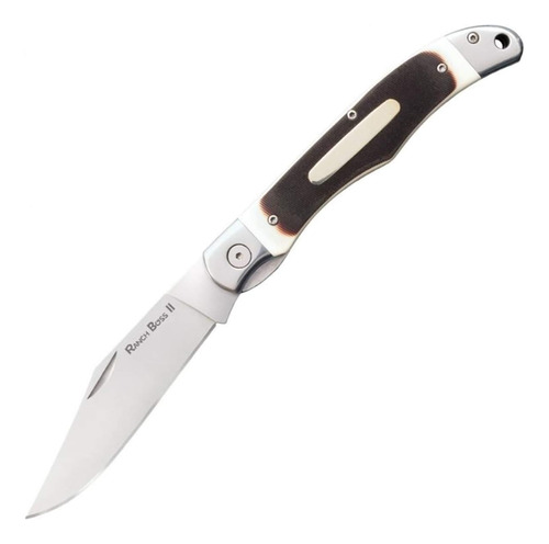 Ranch Boss Ii Cuchillo Plegable Clásico, Talla Única, Plata/