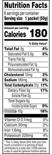 Avena Instantánea Proteína Manzana Y Canela Sin Azúcar 1.76