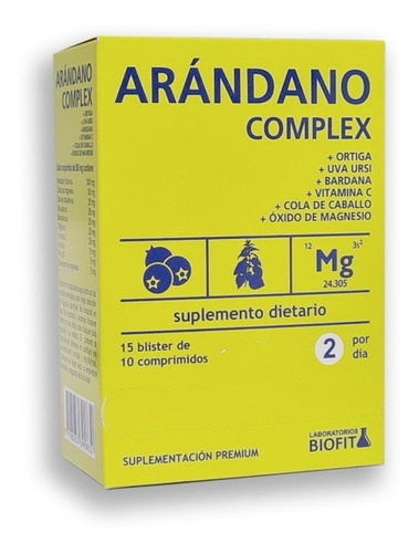 Arandano Complex - Ortiga, Uva Ursi 150 Comprimidos Biofit