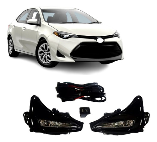 Neblineros Toyota Corolla 2017 2018 Led Luz Diurna