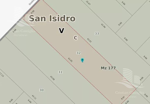 Terreno De 370m2 En Venta / Boulogne - San Isidro