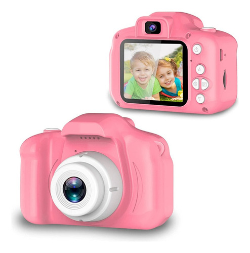 Camara De Fotos Digital Infantil Pantalla 2 Pulgadas Niños ® Color Rosado