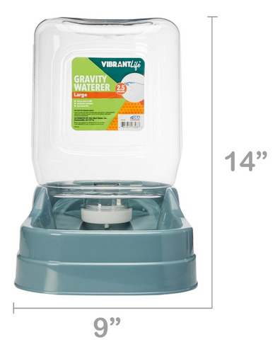 Dispensador De Agua Grande Para Mascotas Vibrant Life,