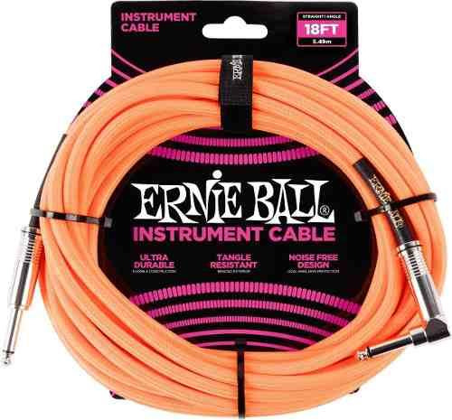 Cable Plug A Plug Ernie Ball 5,5 Metros Recto / L - Oddity