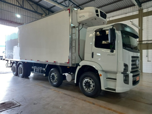 Vw 24.280 2022/2023 Com Baú Refrigerado 8x2 Bitruck