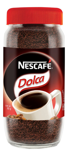 Café instantáneo clásico Nescafé Dolca frasco 80 g