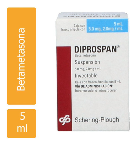 Diprospan Caja Con Frasco Ámpula Con 5 Ml