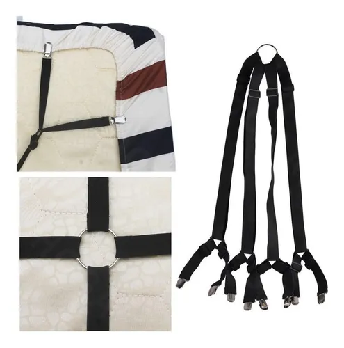 - Clips Sujeta Sujetadores Para Sábanas Cama Elasticos 2 Set