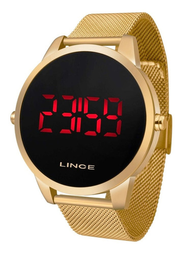 Relógio Lince Masculino Dourado Mdg4586l Pxkx