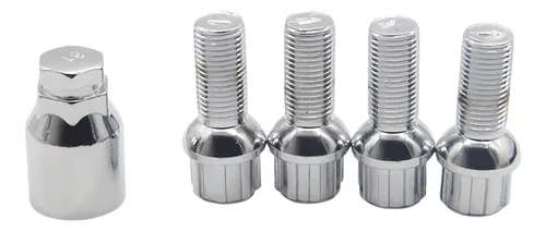comprar Set X4 Pernos D Seguridad Para Llantas + Llave M12x1.25 \u002Fr&c