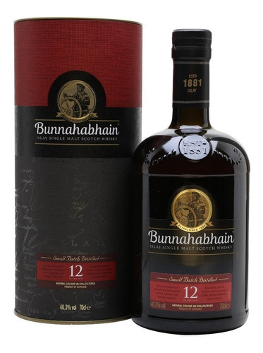 Whisky Bunnahabhain 12 Años Single Malt Origen Escocia