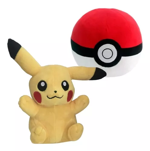Eevee Evoluções Kit com 2 Pelúcias Pokemon Eevee Pokebola - Manú
