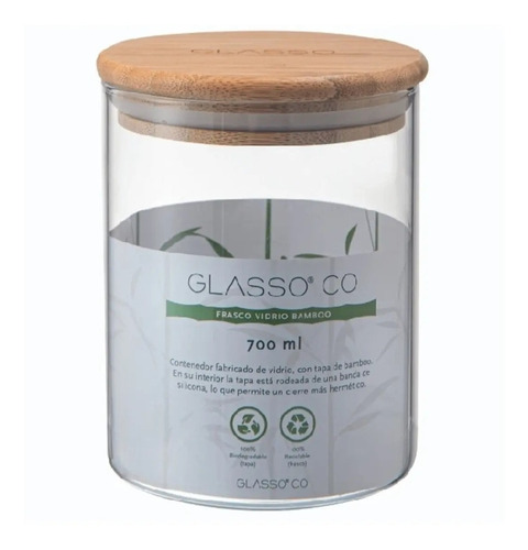 Frasco De Bamboo 700 Ml