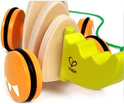 Imagen 2 de 5 de Cocodrilo De Arrastre Para Niños De Hape