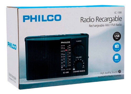 Radio Recargable Philco Ic-18r