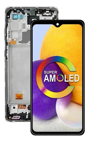 Display Samsung A72 Oled Con Marco Small Glass Sm-a725