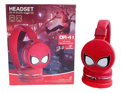 Audífono Infantil Spiderman Para Niño Bluetooth Manos Libres