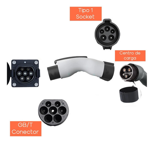 Para Byd Adaptador Tipo 1a Gbt Accesorios De Coche Eléctrico