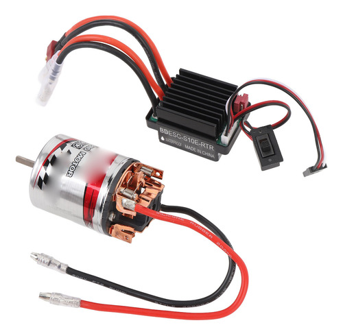 Motor Rc Crawler Esc 540 De Acero Inoxidable Pulido A Prueba