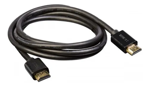 Cable Hdmi Ficha Oro V 20 2 Mts Negro Ps3 Ps4 Blu ray