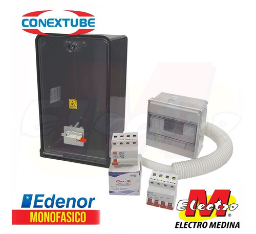 Edenor Conextube Kit Pilar Monofasico Termica Electro Medina