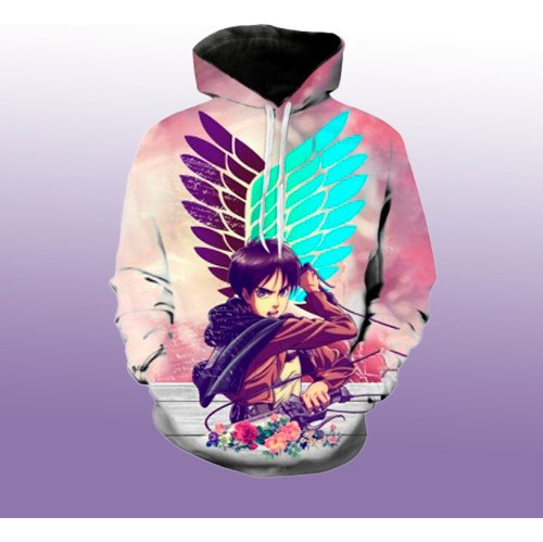 Sudadera Ligera Anime Attack On Titan Levi Talla G