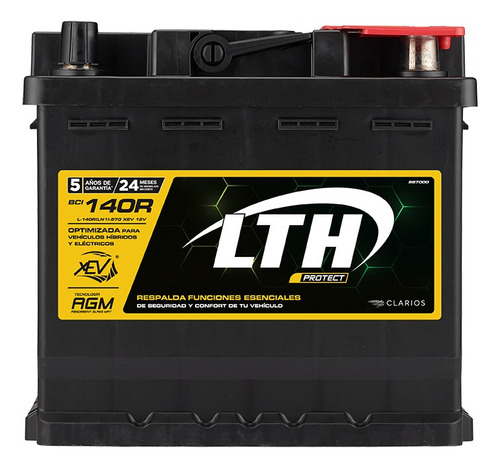 Batería Lth Agm Seat Leon Style 2016 - 2017 - L-140r-570