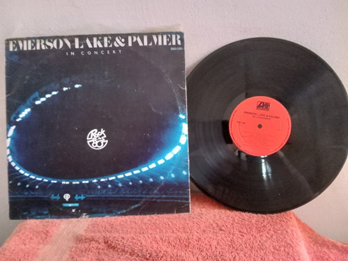 Emerson Lake And Palmer In Concert Disco Lp De Acetato