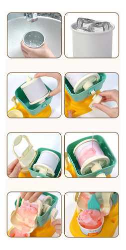 * Máquina For Hacer Helados Casera Portátil For Niños