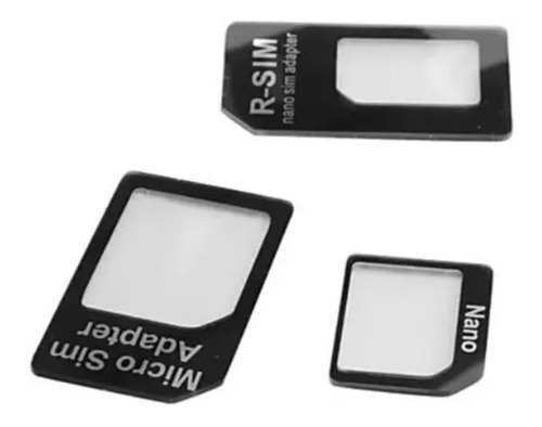 Adaptador Nano Micro Chip Sim Celular X3 + Clip + Corte Free