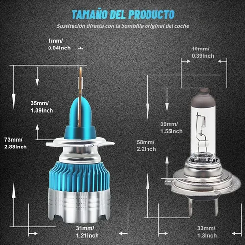 - Kit Faros Auto Led 16000lm Csp Para Suzuki Luz Alta Y Baja