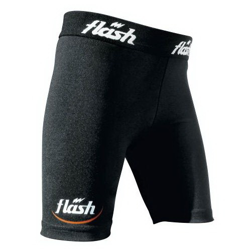 Bermuda Spandex Negro Flash Hombre                          