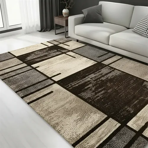MLB 4164313813 Tapete Sala Estampado Indiano 200x150 Moderno Alto Relevo JM