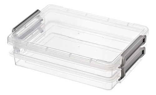 Caja De Almacenamiento Apilable De Plástico A4, Suministros