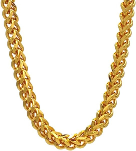 Tuokay   Collar De Cadena De Oro Sint Tico De 18 Quilates Pa