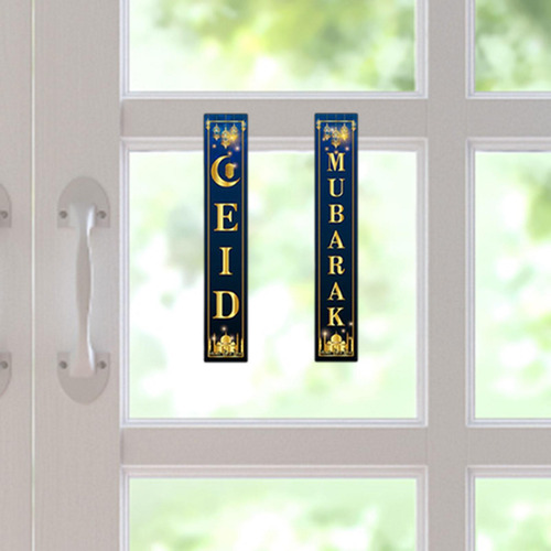 Colgante Ramadan Mubarak Porch Sign Eid Mubarak Estilo B